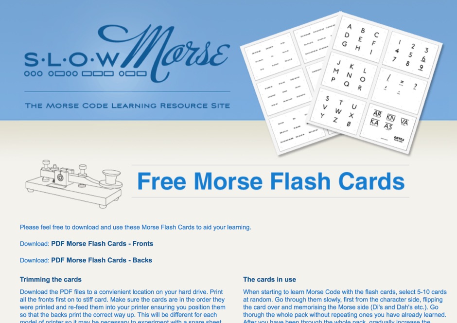 Slow Morse Picture