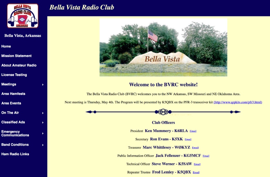 BVRC - Bella Vista Radio Club Picture