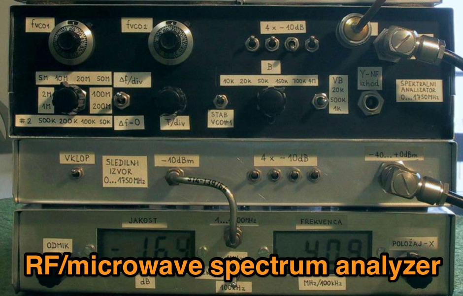 DXZone Homemade microwave spectrum analyzer