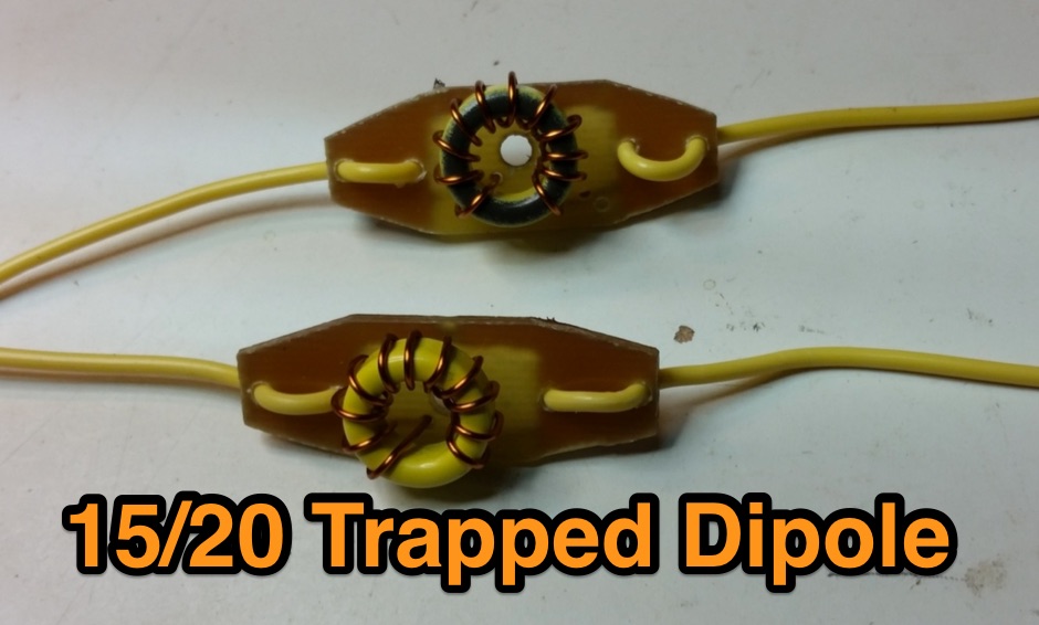 DXZone Trapped Dipole for 15/20 Meters Bands