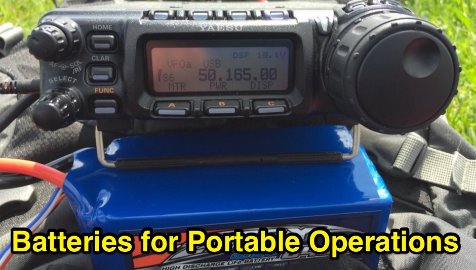 DXZone Batteries For Portable Ham Radio Use