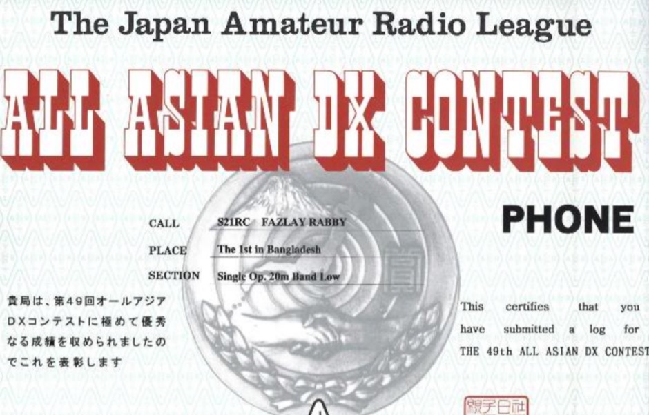 All Asian DX Contest 