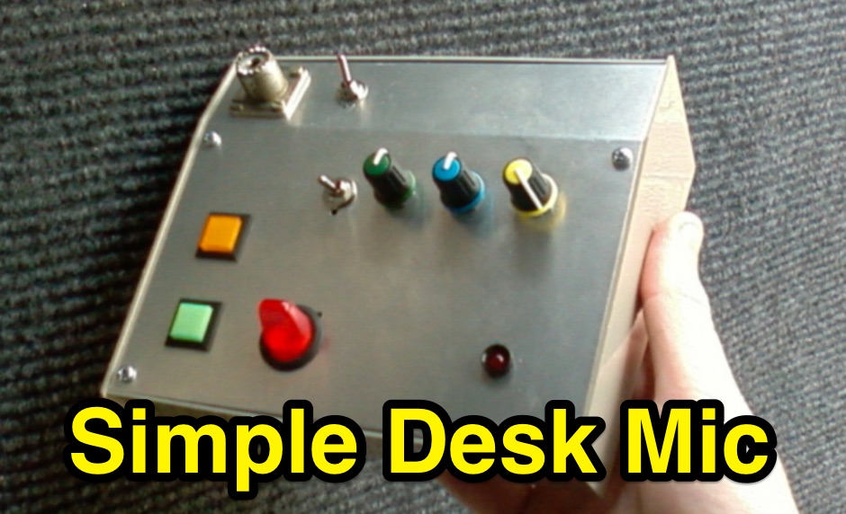 DXZone A simple DIY Desk Microphone