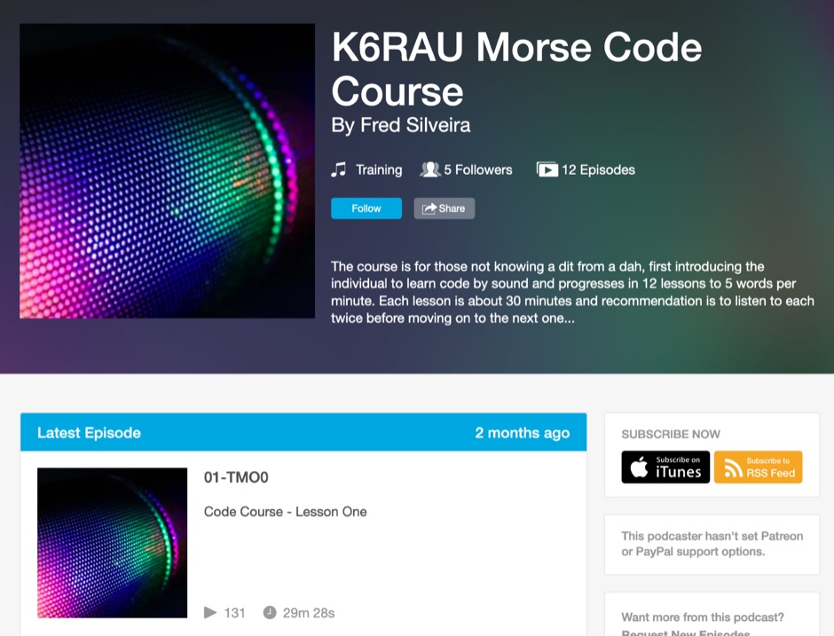 DXZone K6RAU Code Course