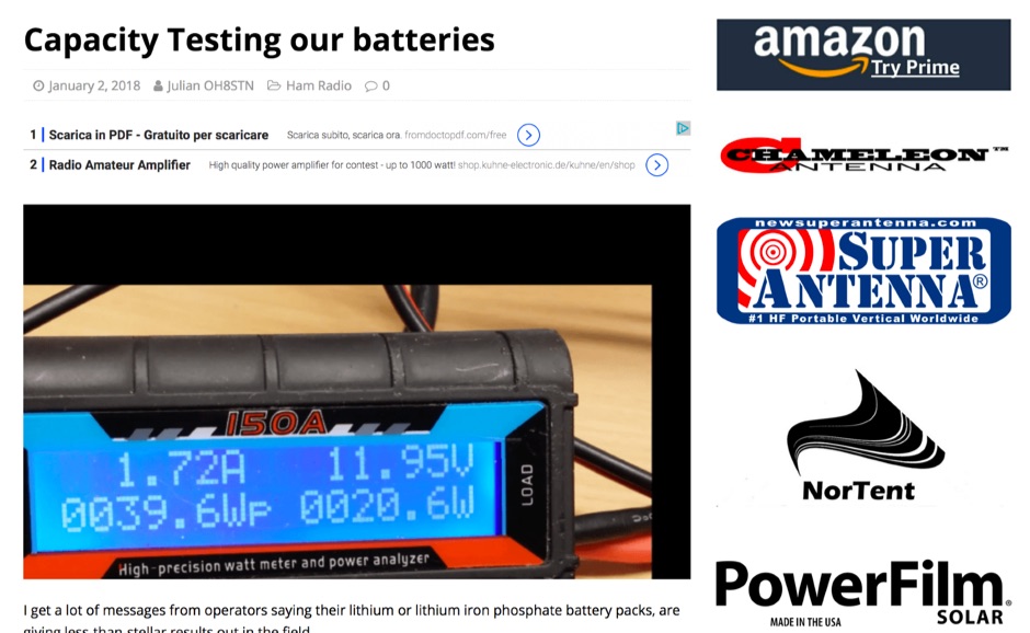 Capacity testing our batteries  - How to