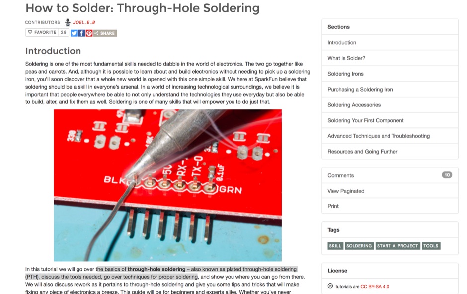 How to Solder: Through-Hole Soldering 