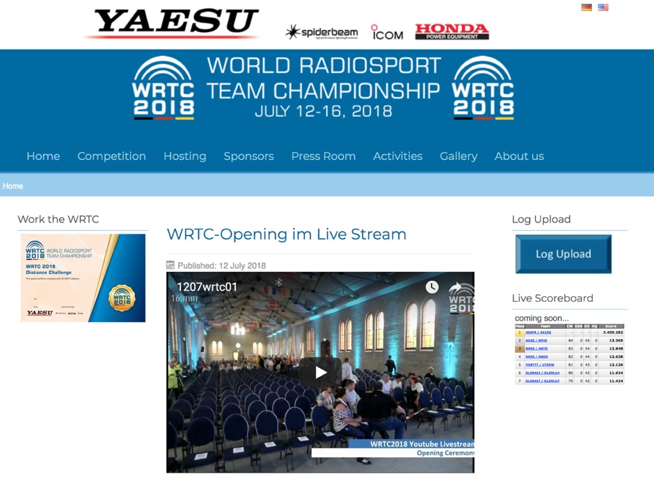 WRTC World Radiosport Team Championship 2018 