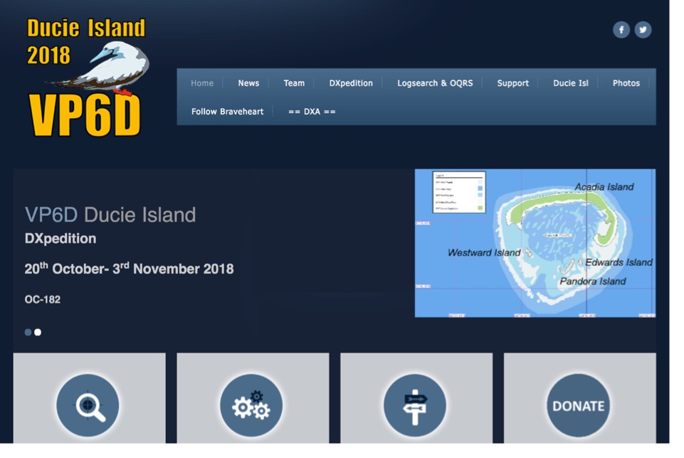 DXZone VP6D Ducie Island 2018 DX Pedition