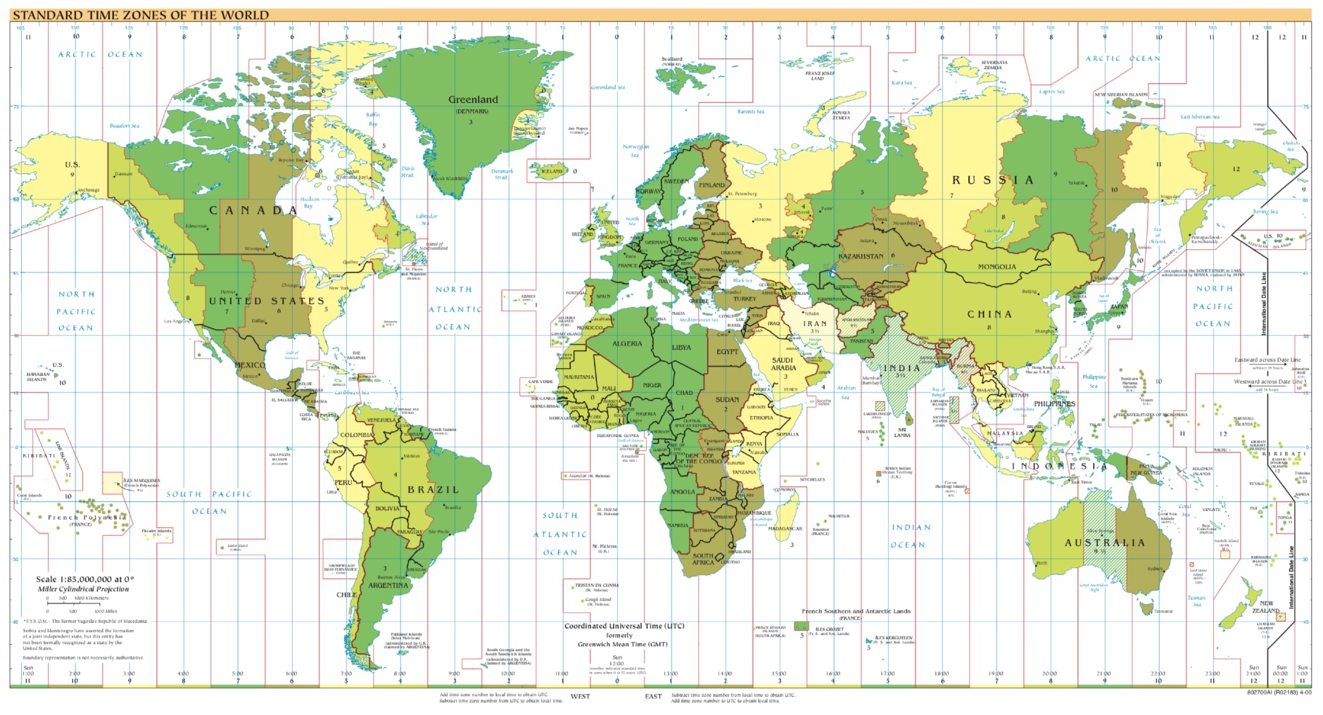 Time Zone-World Map