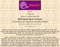 Quantics W9GR Picture