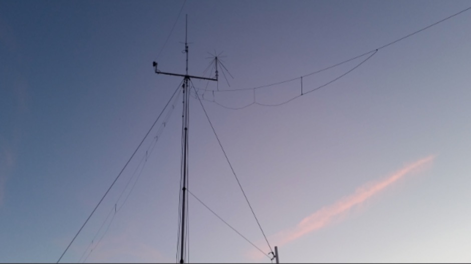 Fan Dipole Antenna for 40 20 and 6 meters Picture