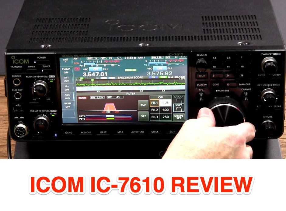 DXZone ICOM IC-7610 review by PD9Z