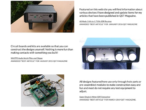 WA3TFS Projects, Circuit Boards and Kits  for Amateur Radio 