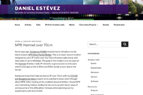 DXZone New Paket Radio: Hamnet over 70cm  by EA4GPZ