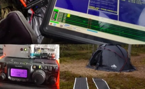 QRP Portable Station Winter Configuration Picture