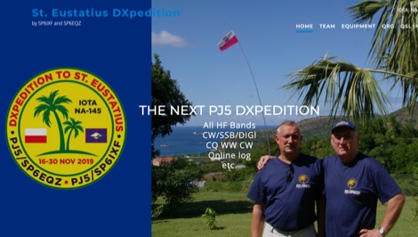 DXZone PJ5  St. Eustatius DXpedition by SP6IXF and SP6EQZ