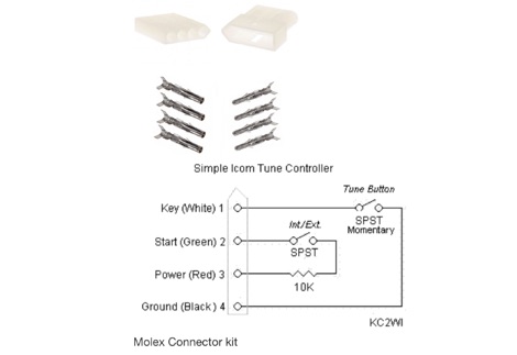 DXZone ICOM Tuner Connector