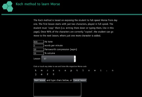 DXZone Online Morse Code Training