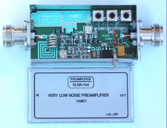 144 MHz Very Low Noise Preamplifier 