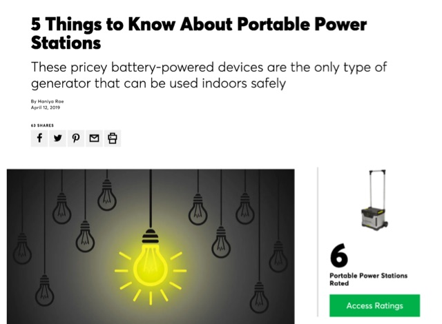 5 Things to Know About Portable Power Stations