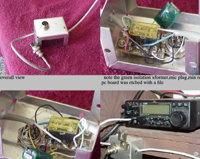 Interface for SSTV using a Soundcard Picture