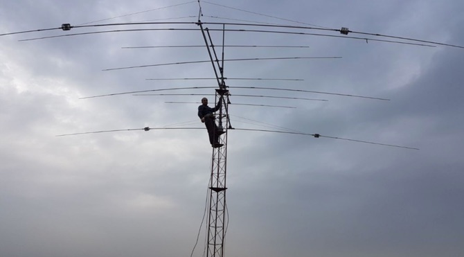 40m 2 elements HQ Traps Yagi Picture