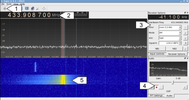 Decoding 433 MHz radio signals Picture