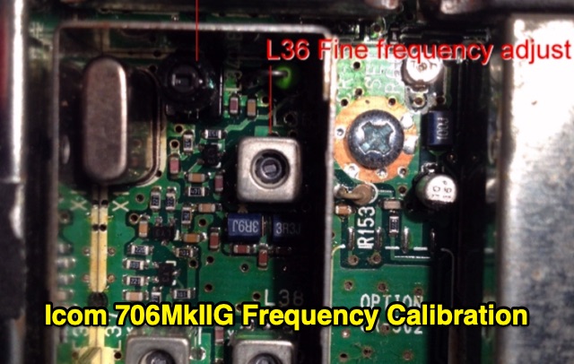 Icom 706MkIIG Frequency Calibration