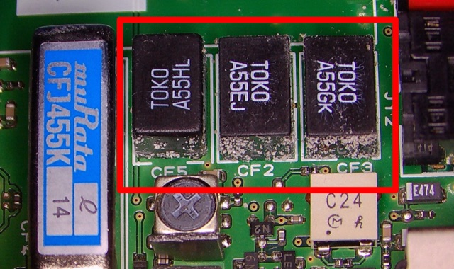 Replacing Yaesu FT857 IF filters 