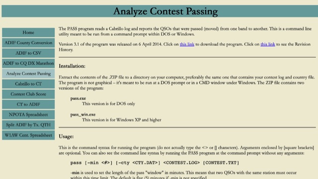 DXZone Analyze Contest Passing