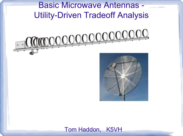 Basic Microwave Antennas