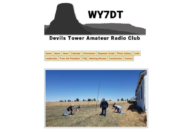 Devils Tower Amateur Radio Club Picture