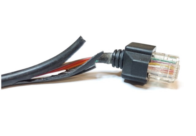 Alinco DR-605 Microphone Cable Repair Picture