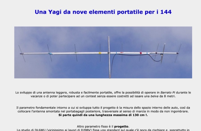 9 Element Yagi for 144 MHz Picture