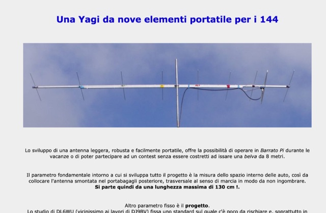 9 Element Yagi for 144 MHz