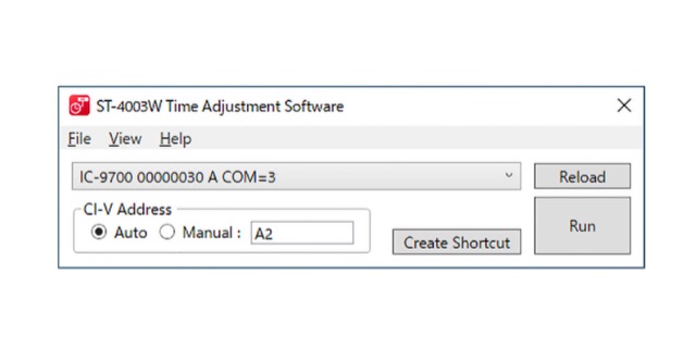DXZone Icom ST-4003 Time Sync software