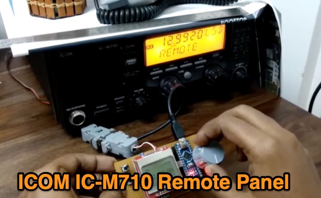 DXZone ICOM IC-M710 Remote operation