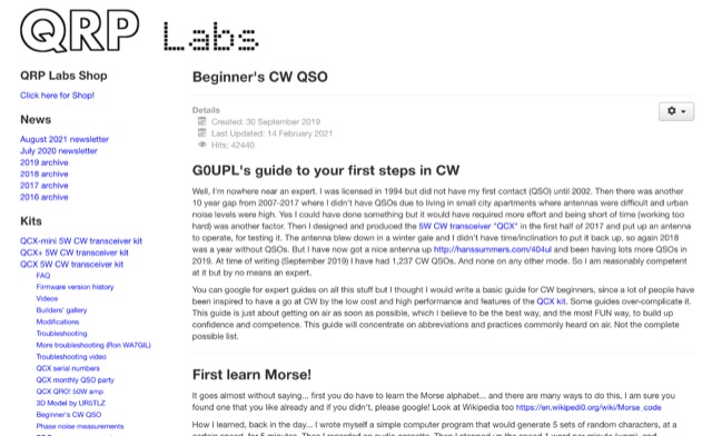 DXZone Guide to your first steps in CW