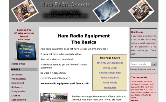 Ham Radio Equipment The Basics Picture