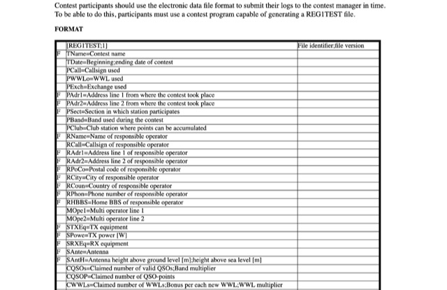 EDI Log Format Picture