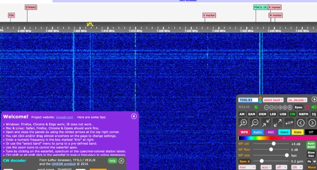 Iceland WebSDR Picture