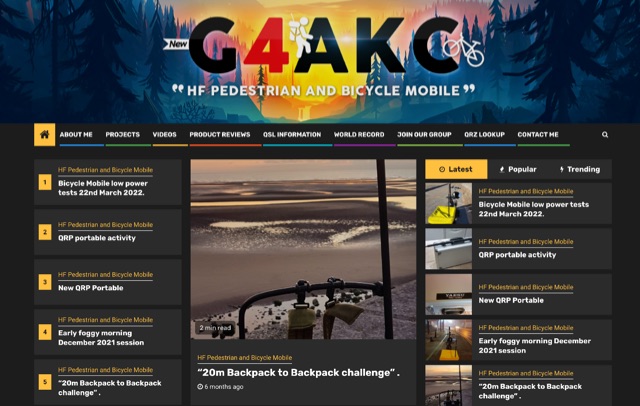 G4AKC Bicycle Mobile