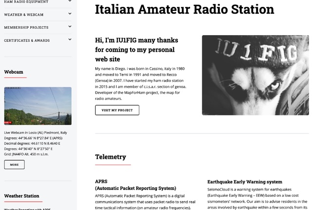 DXZone IU1FIG Italian Amateur Radio Station