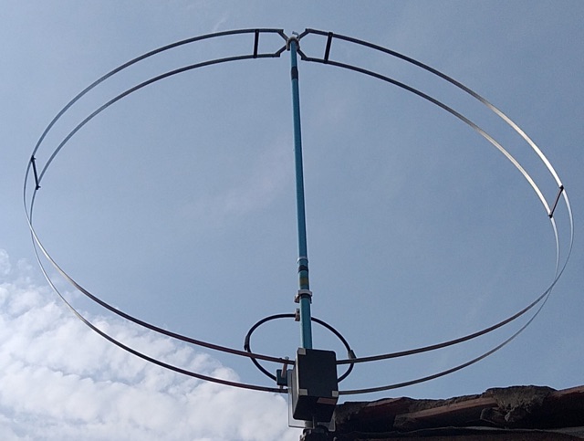 DXZone Moebius style 80/40 m band antenna