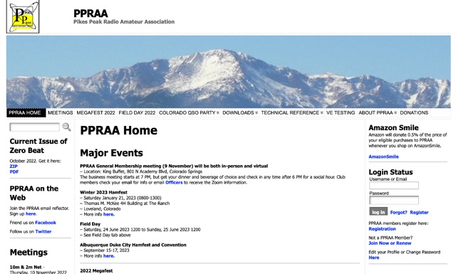 DXZone Pikes Peak Radio Amateur Association (PPRAA)
