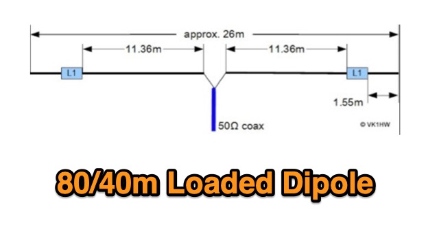 80m-40m Loaded Dipole