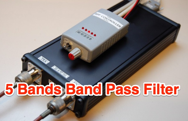 A compact 5 bands remote switchable BPF 