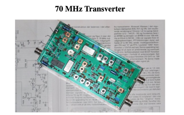 DXZone 70 MHz Transverter