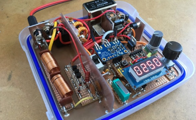 Portable 40m CW Transceiver 