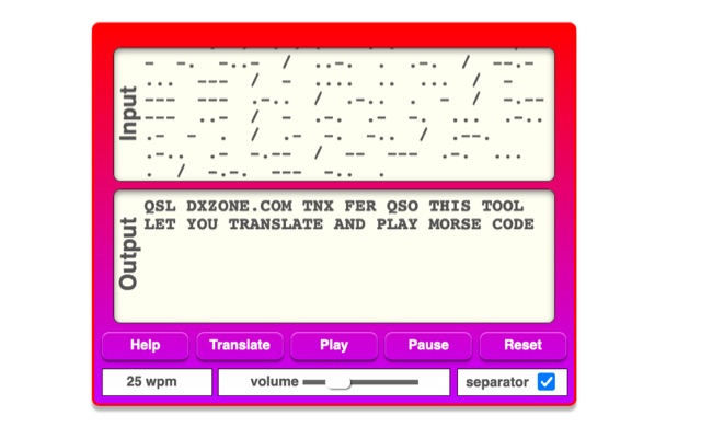 Morse Code Translator and Decoder